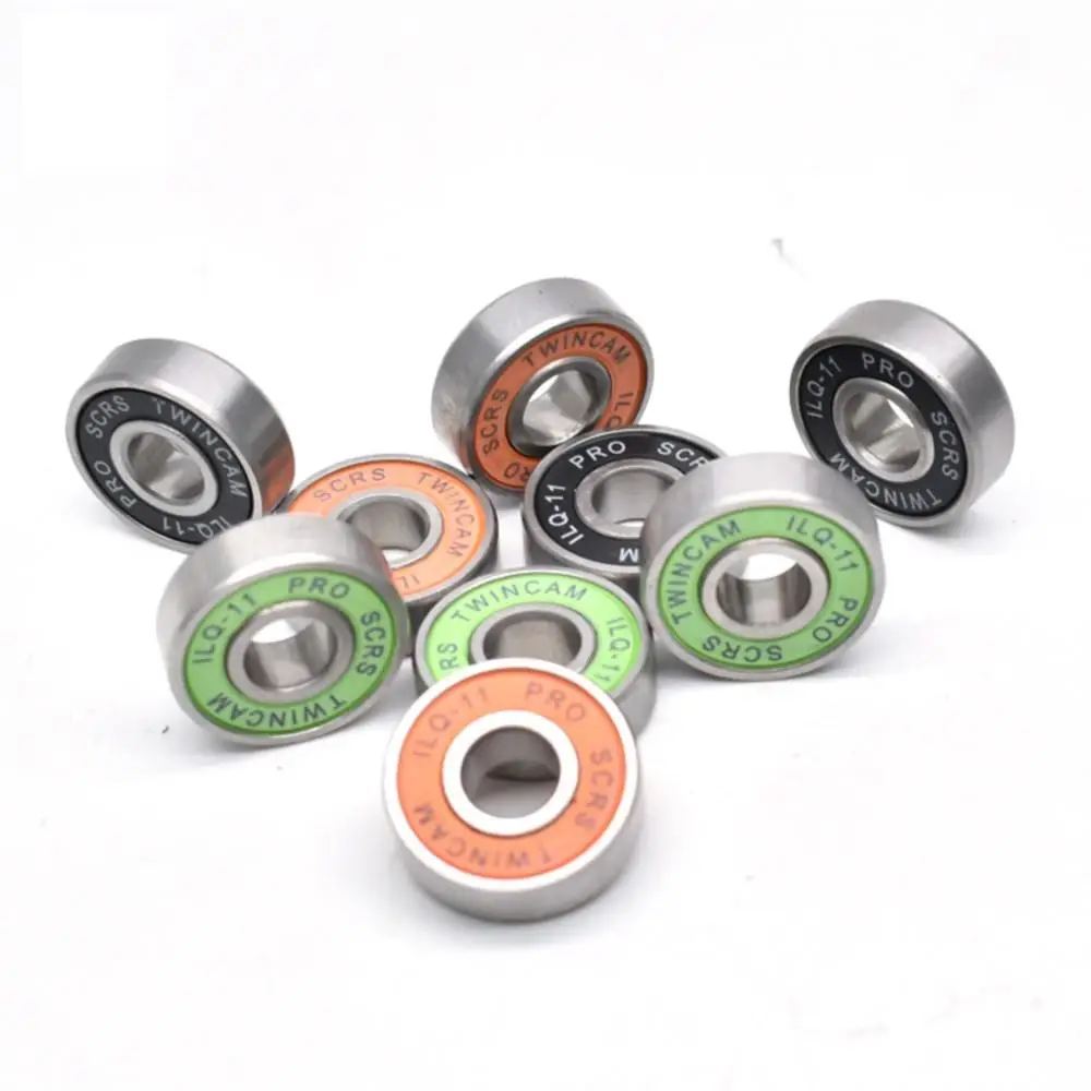 BRAVORD DG9PRO Ceramic Bearings Built-in Spacers, High Precision Skateboard  Bearings for Longboard Roller Skate Pack of 8 : Amazon.in: Sports, Fitness  & Outdoors