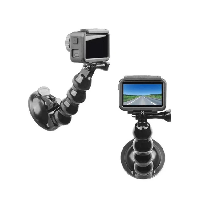 Support de caméra à ventouse pour voiture, avec trépied, adaptateur, support de téléphone pour GoPro Hero 13 12 11 10 9 8 DJI Osmo 360 Action 5 Pro 3 4 Insta 6