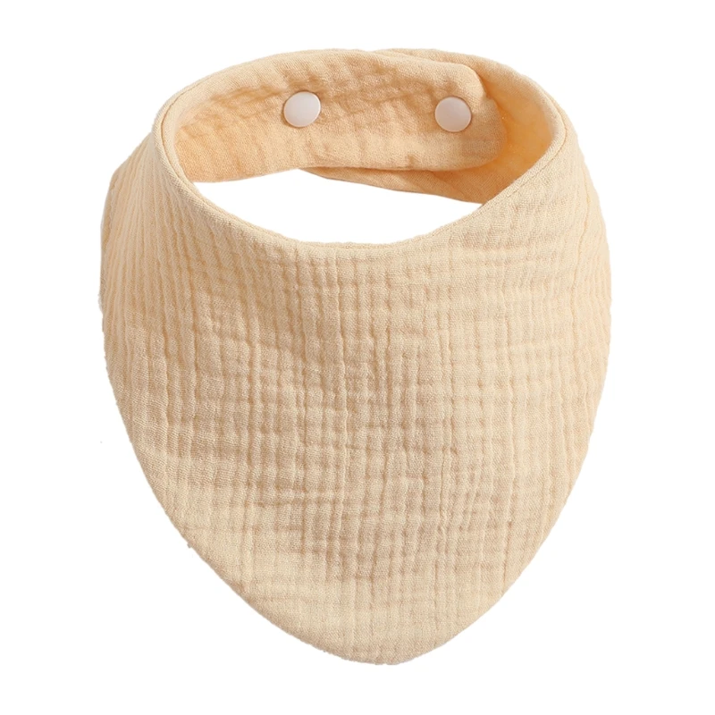 Organic Cotton Muslin Baby Bandana Bib - Soft & Absorbent Scarf