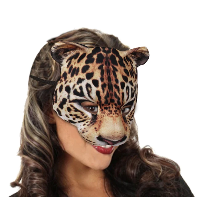 3D Animal Mask Halloween Masquerade Ball Masks Tiger Pig Half Face Mask Party Carnival Fancy Dress Costume Props - Image 3
