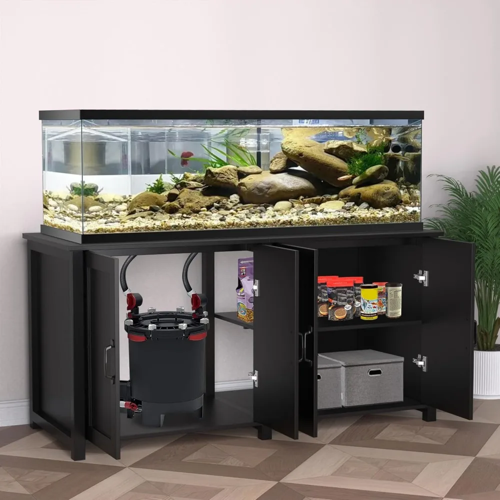 100-150 Gallon Fish Tank Stand, 120 Gallon Tank Stand with 60"*24" Tabletop Fits Volumns Aquariums,2200LBS Capacity Heavy Duty