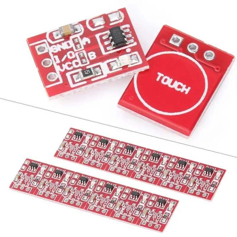 10/20/50/100 TEILE/LOS NEUE TTP223 Touch-Taste Modul Kondensator Typ Einkanal Selbst Locking Touch Schalter Sensor für Arduino – Detail 1