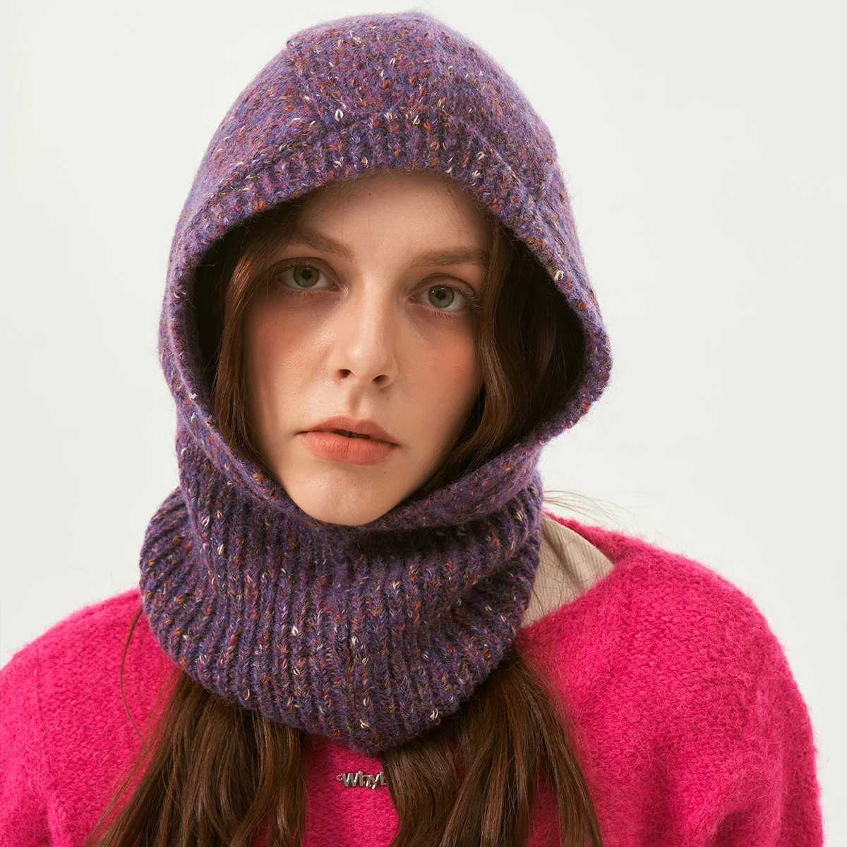 

Women Girls Winter Hat Cold Weather Face Mask Balaclava Hood Outdoor Sports Knitted Beanie Caps Windproof Free Shipping