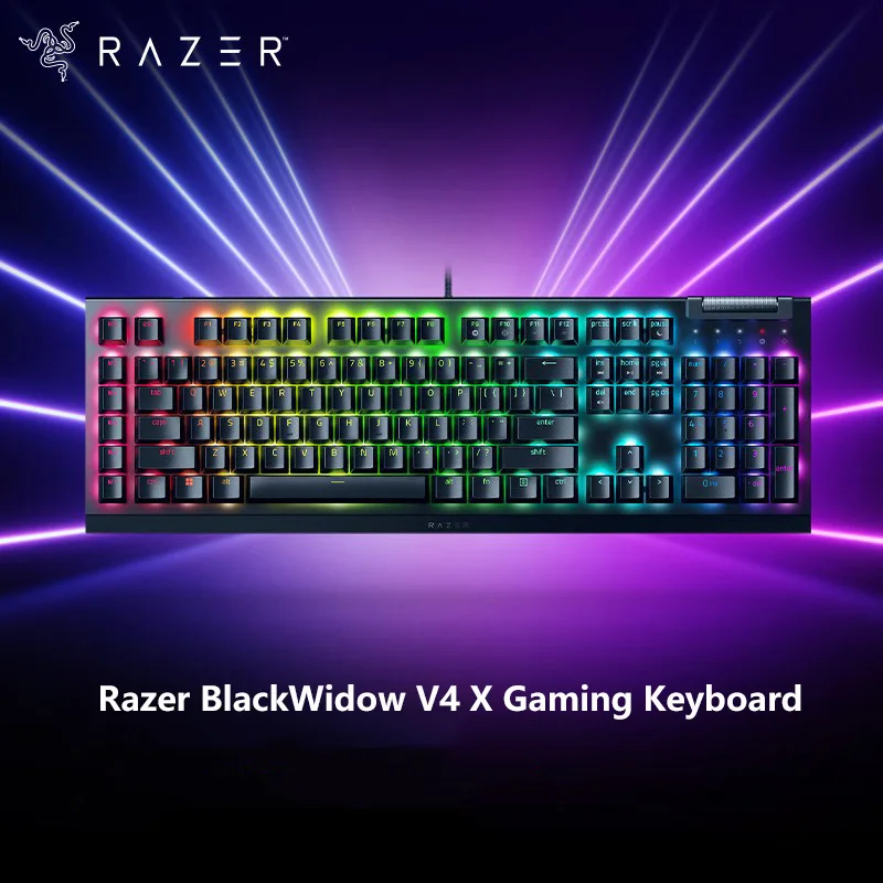 New Razer BlackWidow V4 Mechanical Gaming Keyboard With Chroma RGB 2-Side  Underglow and Per-Key Lighting 6 Dedicated Macro Keys - AliExpress