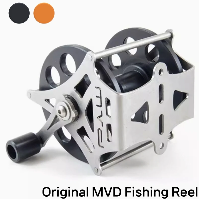 Original MVD Fishing Reel Handle Smooth Sliding Low-Buoyancy Speargun Fishing Line Wheel Tackle Casting Reel 35M 40M 60M