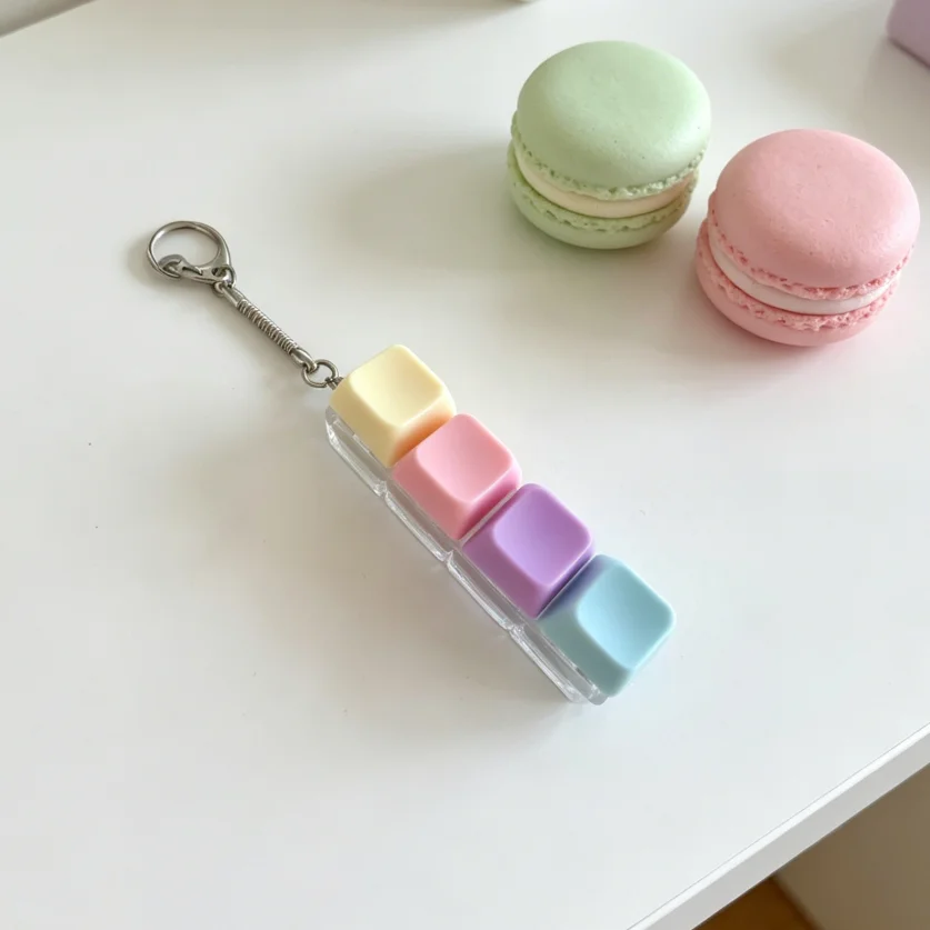 Fidget Decompression Anti-Stress Finger Toy Keychain