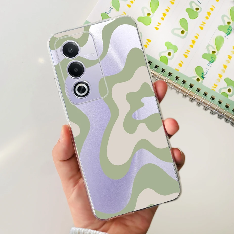 Luxury Flowers Painted Soft Silicone Phone Case - Elegant Bumper Cover