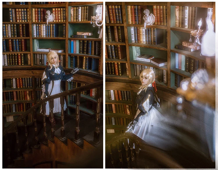Anime Violet Evergarden Cosplay Kostüm für Frauen - Karneval/Halloween Outfit 4