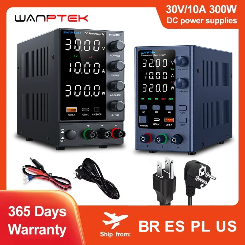 Adjustable DC Laboratory Power Supply 30V 10A