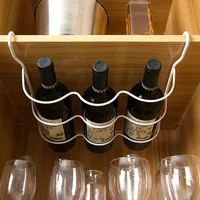 Kitchen Supplies Refrigerator Organizer Rack Inside Shelf Beer Wine Bottle Holder Rack Kitchen Storage Shelves Accessories Tools 2