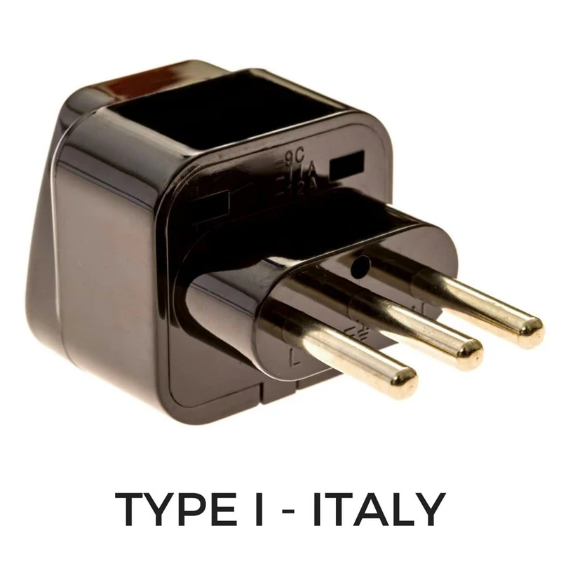 European Travel Adapter Plug Set Pack Of 4 Universal Outlet Adapters For All Of Europe Type C E to UK Switzerland Italy Germany