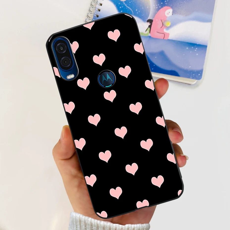 Cute Flower Cat Painted Soft Silicone Phone Case Cover