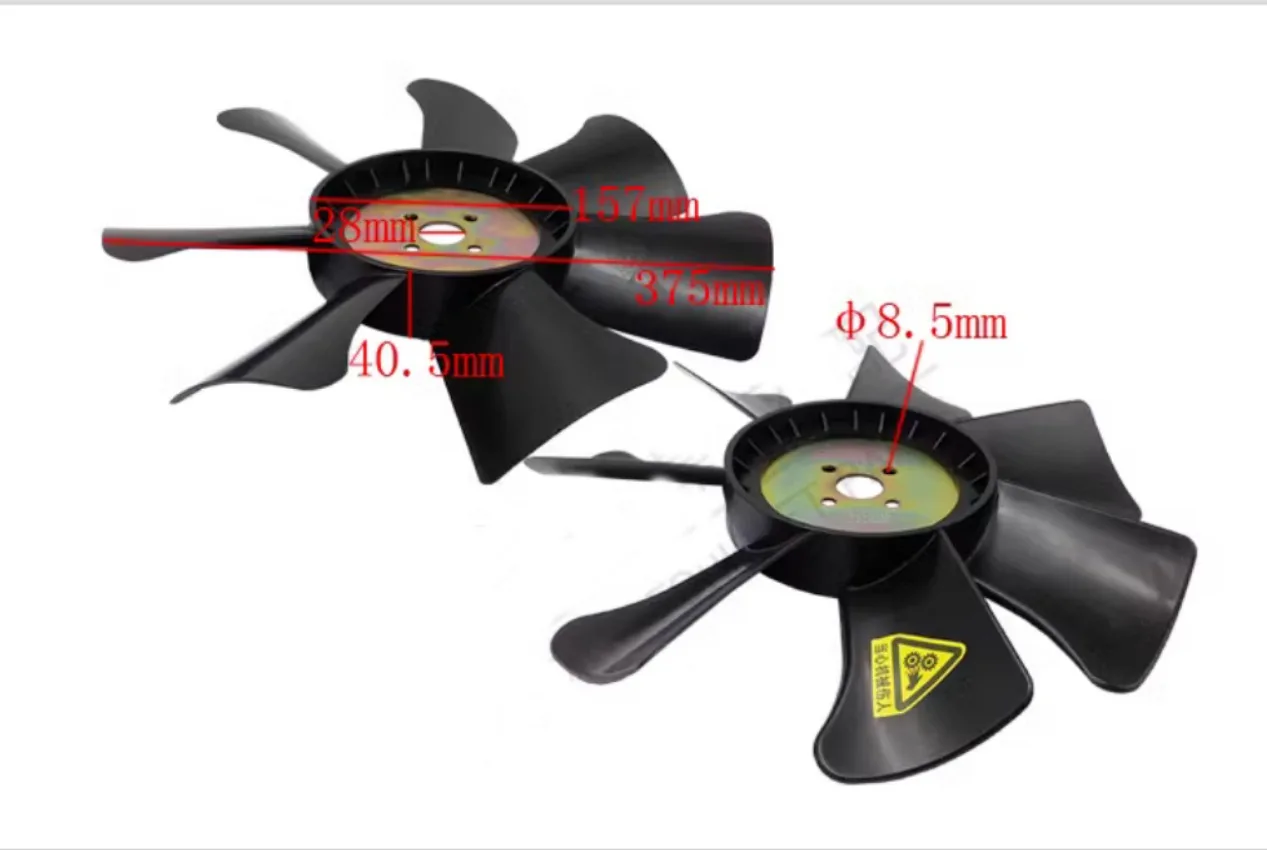 Engine Water Pump Water Tank Fan Blade 1PC for Heli Hangcha 485 490 495 Forklift