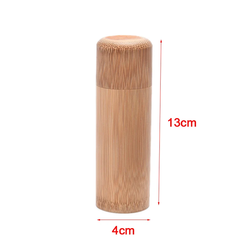 Handmade Bamboo Tea Canister Spice Caddy Storage Box Organizer Tea Leaves Storage Bottle Tubes Spice Jars