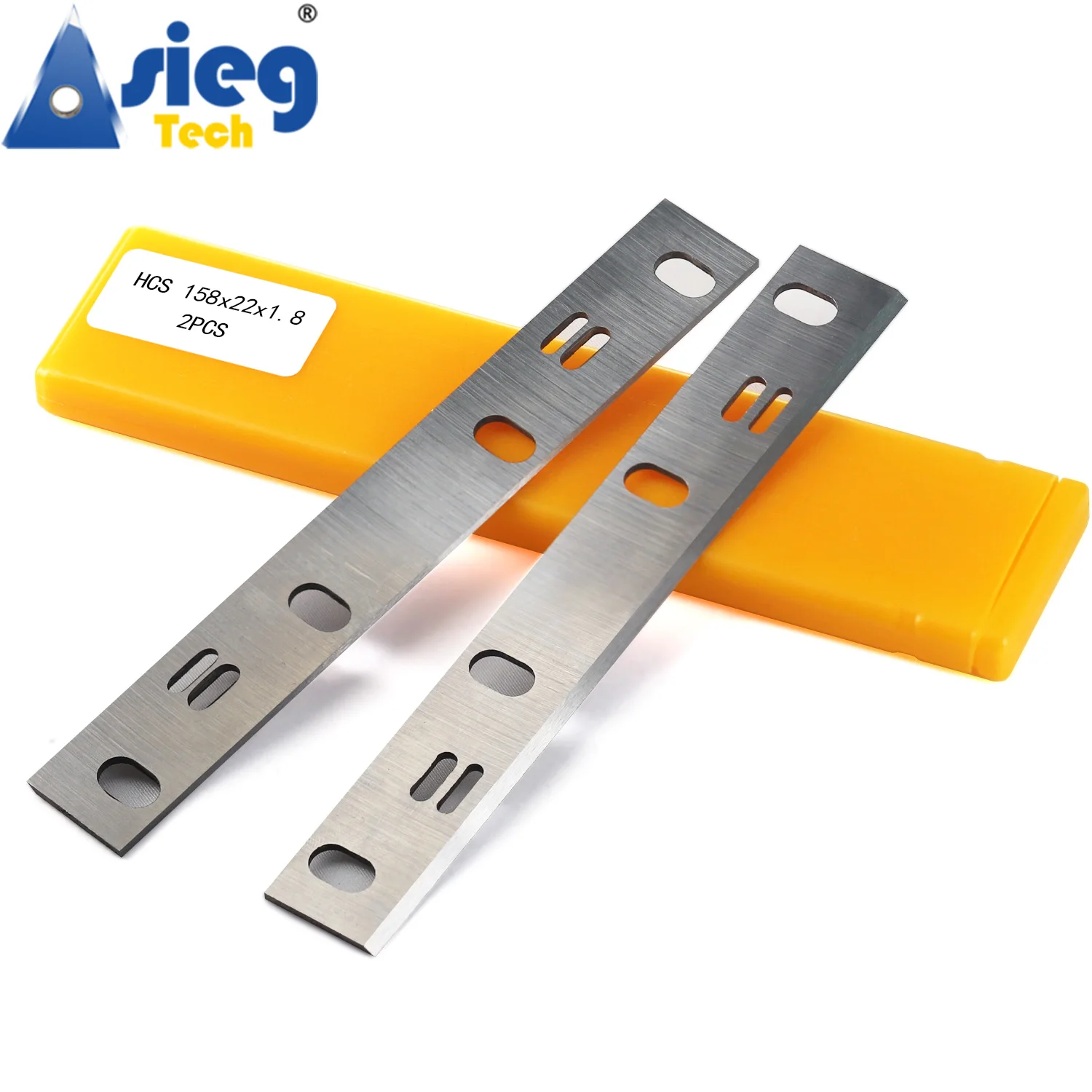 158×22×1.8mm Planer Blades Jointer Knives HCS Resharpenable for Craftsman Delta Woodworking Machine - Set of 2 Pieces 4