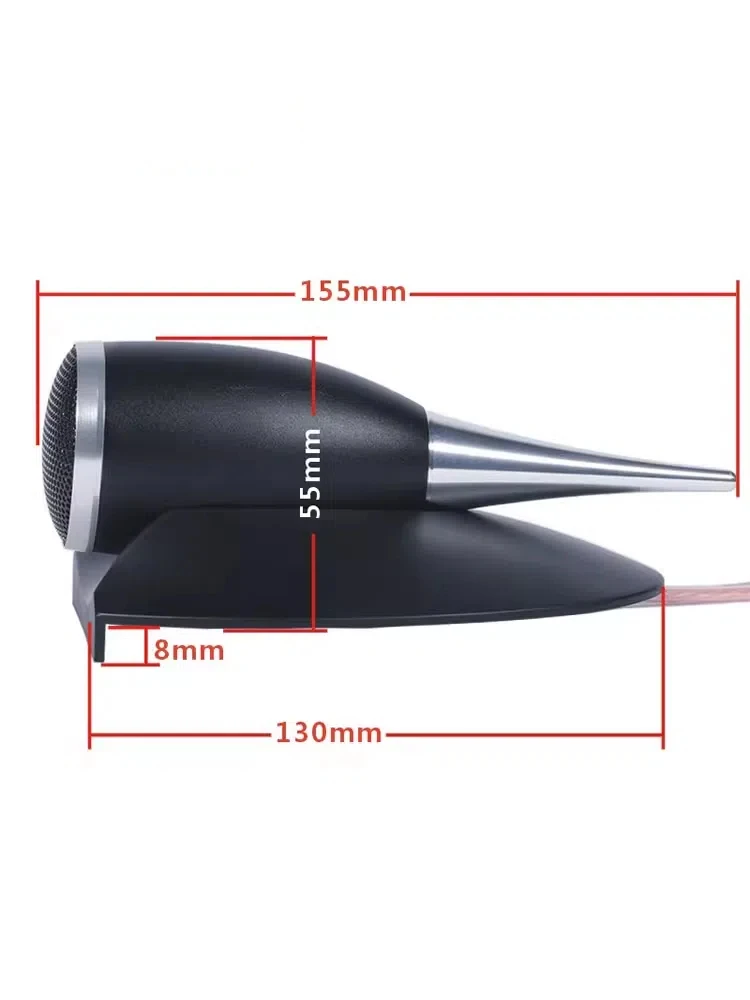GHXAMP Speaker External Tweeter Aluminum Shell Neodymium Strong Magnetic Silk film 25Core Dome With Base 4ohm one