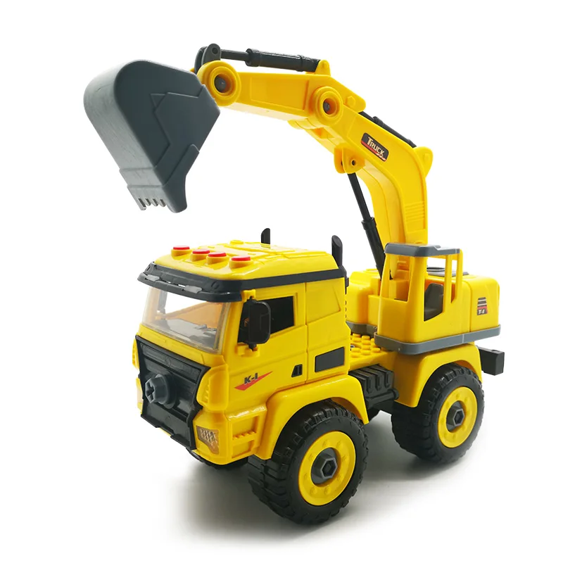 Nut Disassembly Loading Unloading Engineering Truck Excavator Bulldozer Child Screw Boy Creative Tool Education Toy Car Model