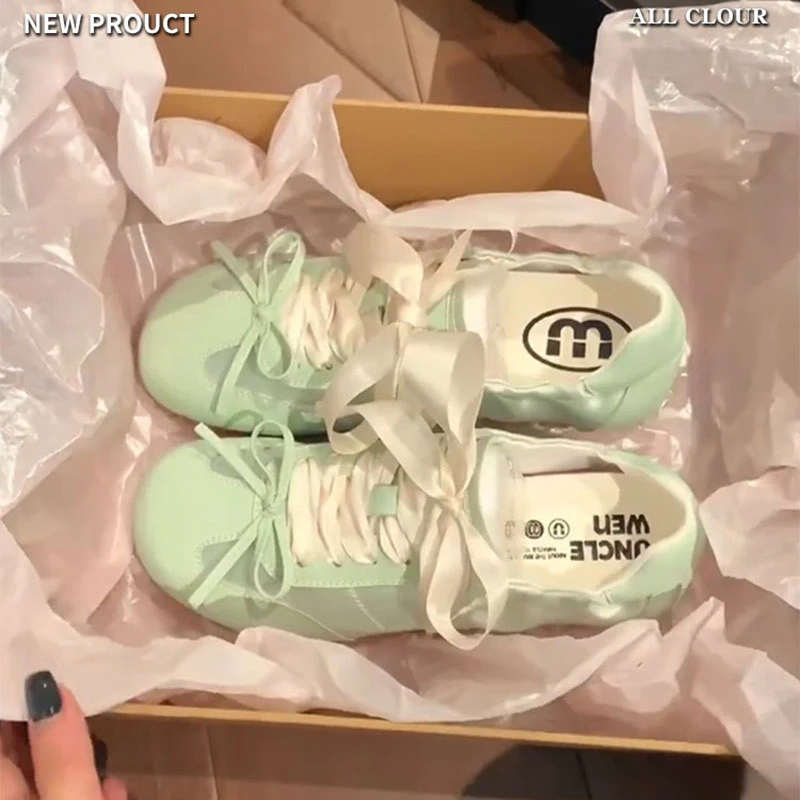 

Туфли женские на шнуровке, полутапочки, плоская подошва, лоферы, Повседневная Уличная обувь для отдыха, однотонные, Цвет телесный