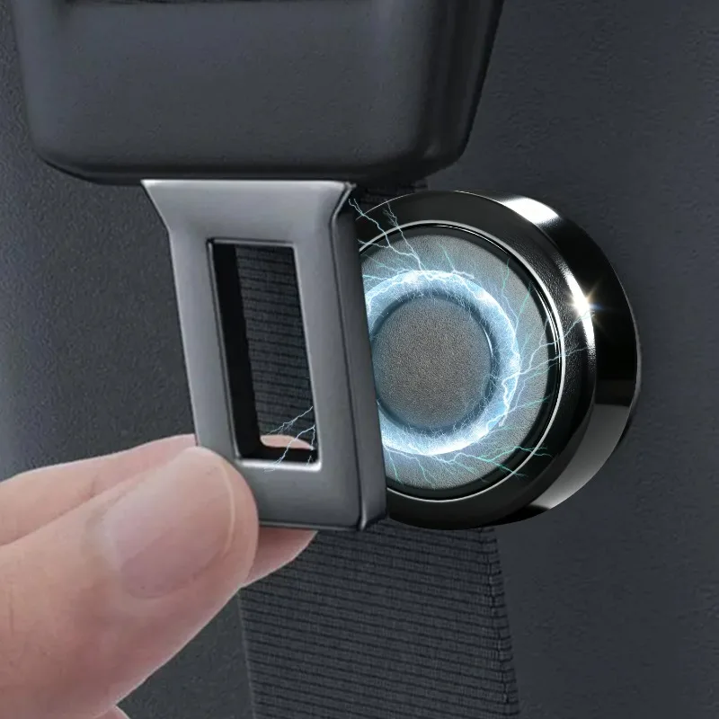 Magnetic Seat Belt Holder No Drill Seat Belt Adjuster Car Safety Locking Device Seat Belts Fastener Latch Shake Stabilizer