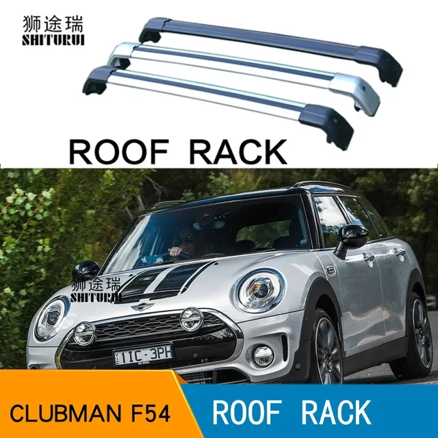 Pair Of 2 Pieces) Roof Rack Rails For Mini Clubman F54 2014-2019,  Waterproof, Travel and Luggage Transportation : : Automotive