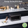 Microwave Oven, Sensor Cook & Sensor Reheat, 10 Variable Power Levels, Express Cooking Knob, 1250W 2.2 Cu Ft Stainless Steel 6