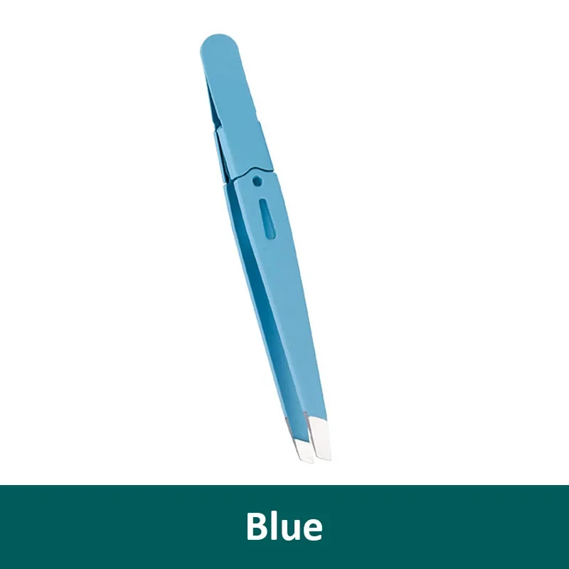 집게 눈썹 족집게 느낌표 색상 스테인레스 스틸 눈썹 클립 눈썹 얼굴 코 제모 도구 클립