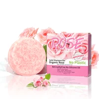 Pink rose shampoo soap, essential oil, handmade soap, nourishing, oil controlling, stain removing, floral fragrance overflowing 3