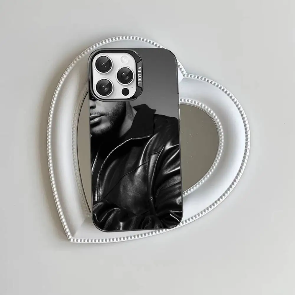 Colorful Matte Phone Case Featuring Rapper B-Booba Design