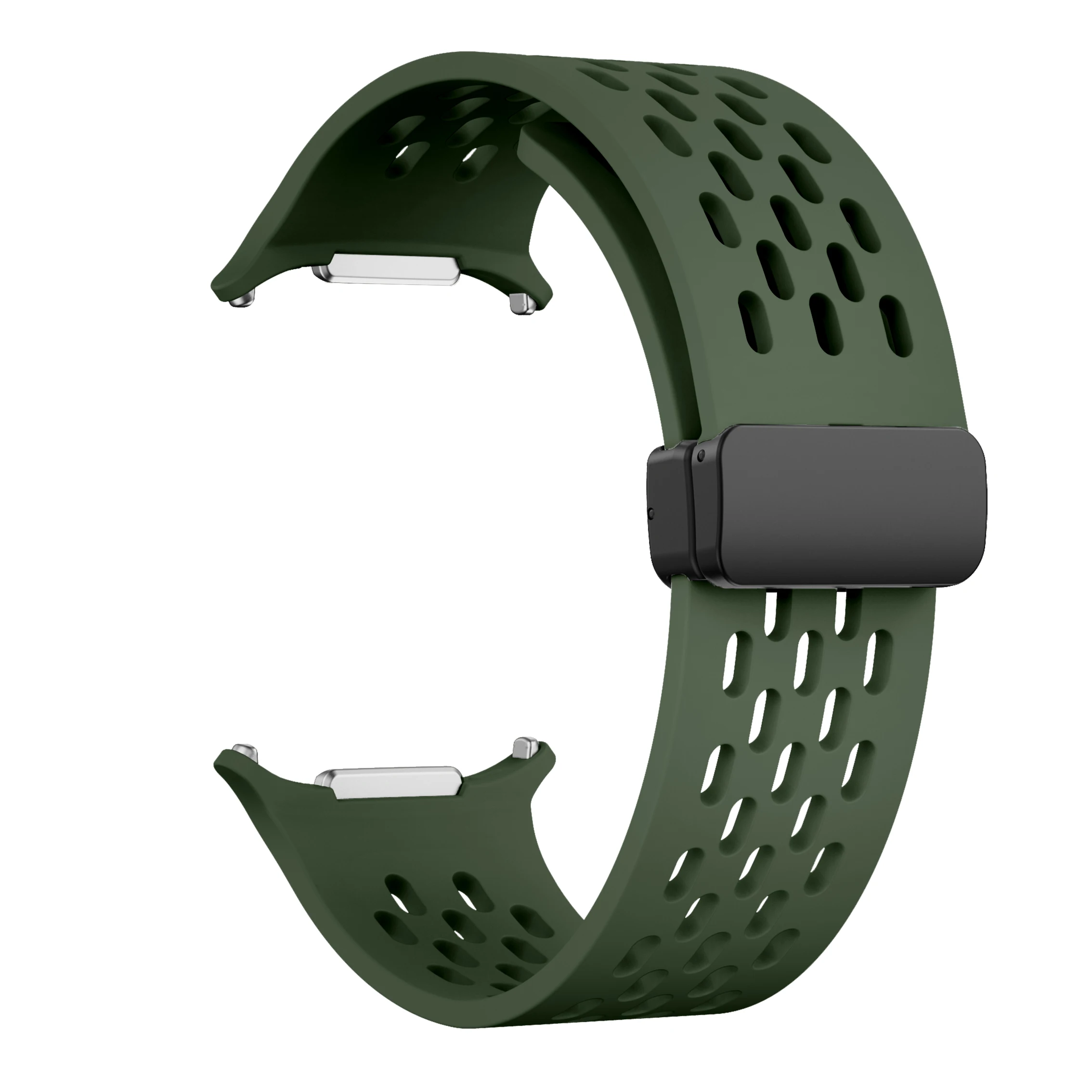 Breathable Magnetic Silicone Bracelet Strap