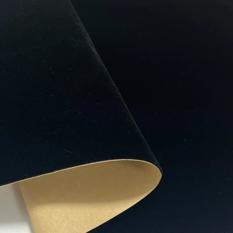 Luxurious Self-Adhesive Velvet Flock Fabric for Jewelry Displays & Craft Projects - 50x145cm