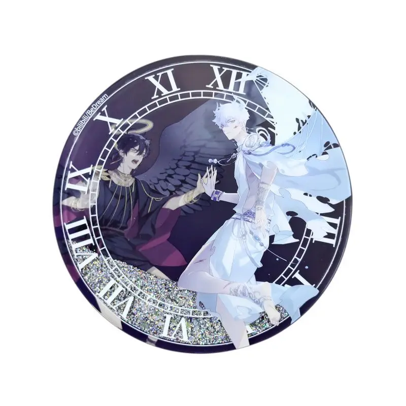 링크 클릭 공식 굿즈 이세룬 우 시리즈 포스터 스탠디 코스터 배지 세트 컬러 페이퍼 루광, 청샤오시