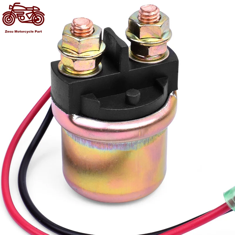 2pcsMotorbikeElectricalStarterSolenoidRelayIgnitionSwitchFor