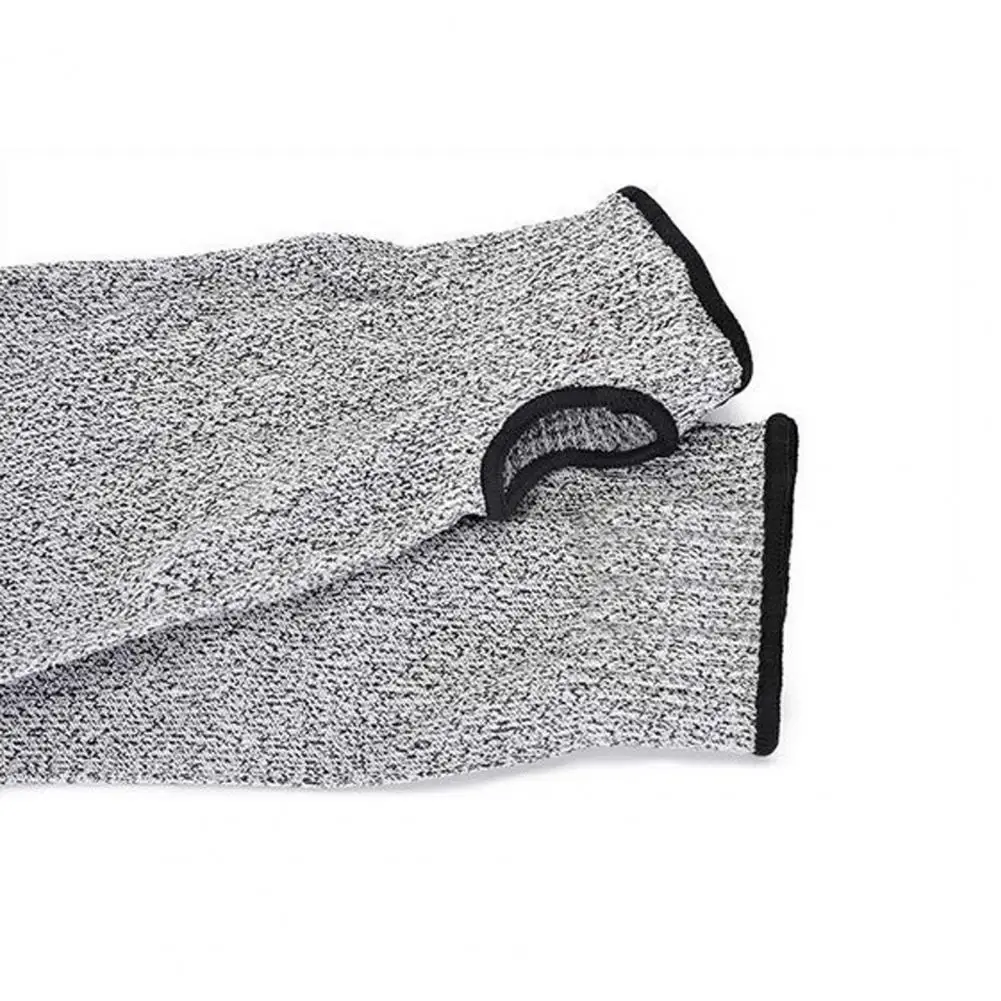 1pc Level 5 Work Safety Arm Guard Sleeve Anti Cut Wear resistant Sleeve Open Finger Arm Cover Welding Protect Gloves