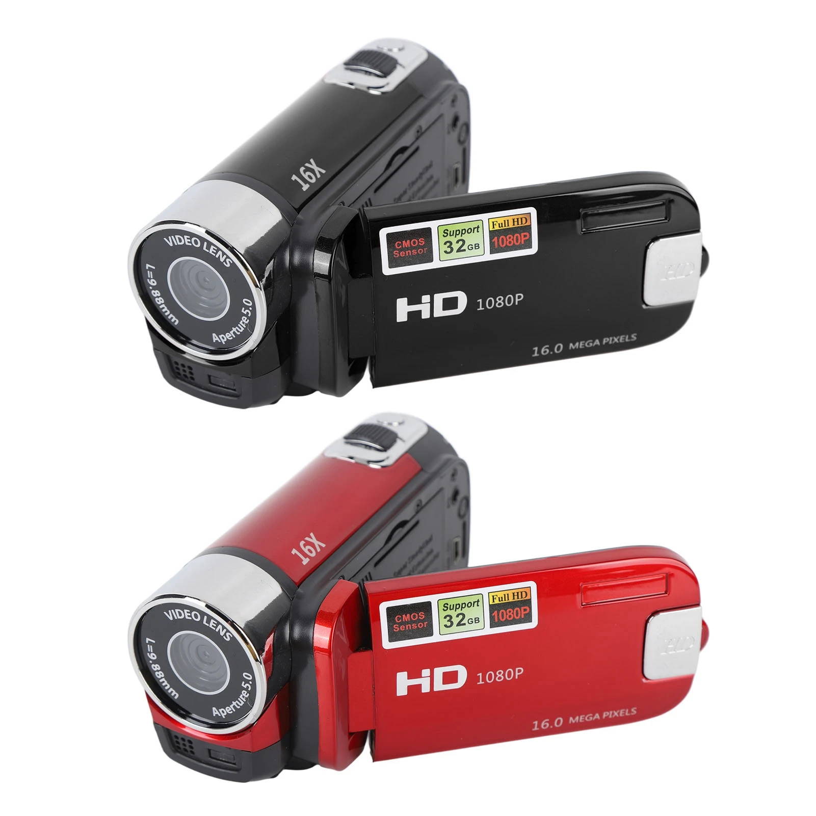 USB 케이블 Vlogging 카메라, TFT 회전 스크린, 16x 디지털 줌 비디오 카메라, 2.7 인치 카메라, 4K 48MP DV 카메라