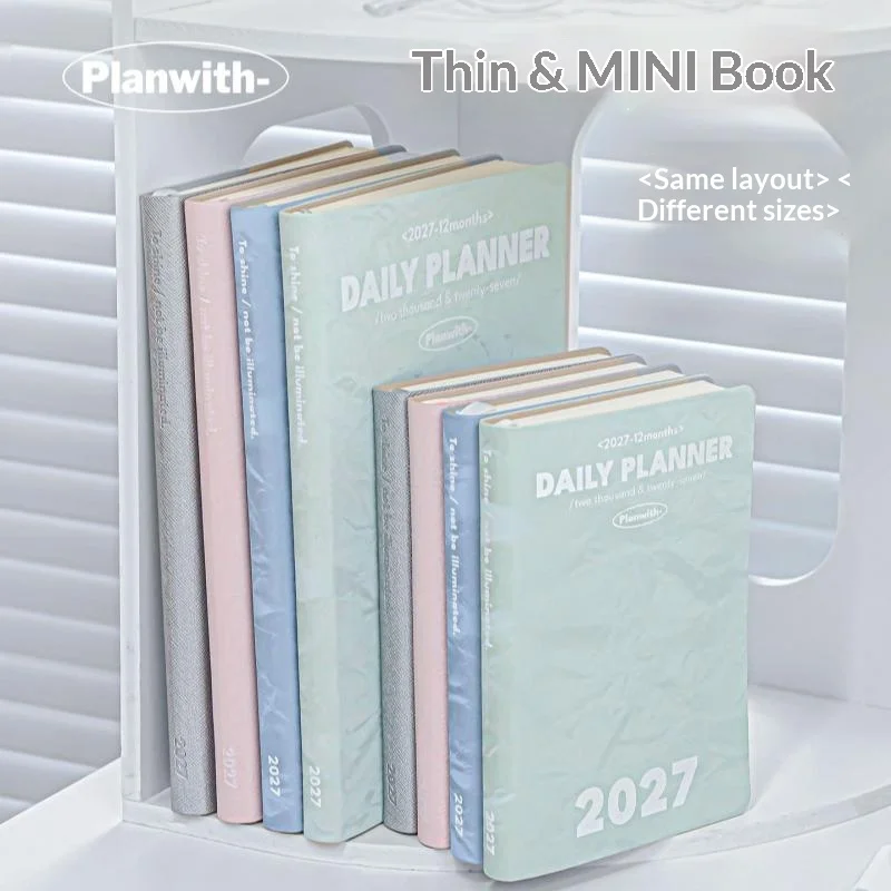 High Aesthetic 12-Month Daily Planner Notebook