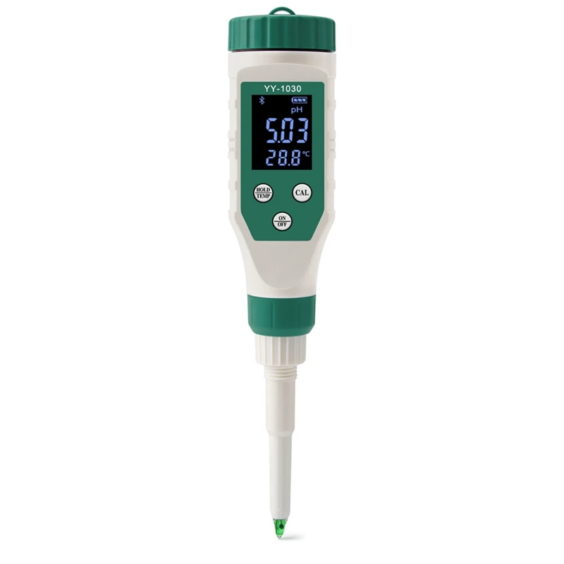 

Promotion! Digital Bluetooth Food PH Meter 0.00-14.00 High Accuracy Sensor Smart Temp Acidity Tester For Brewing Fruit Cheese