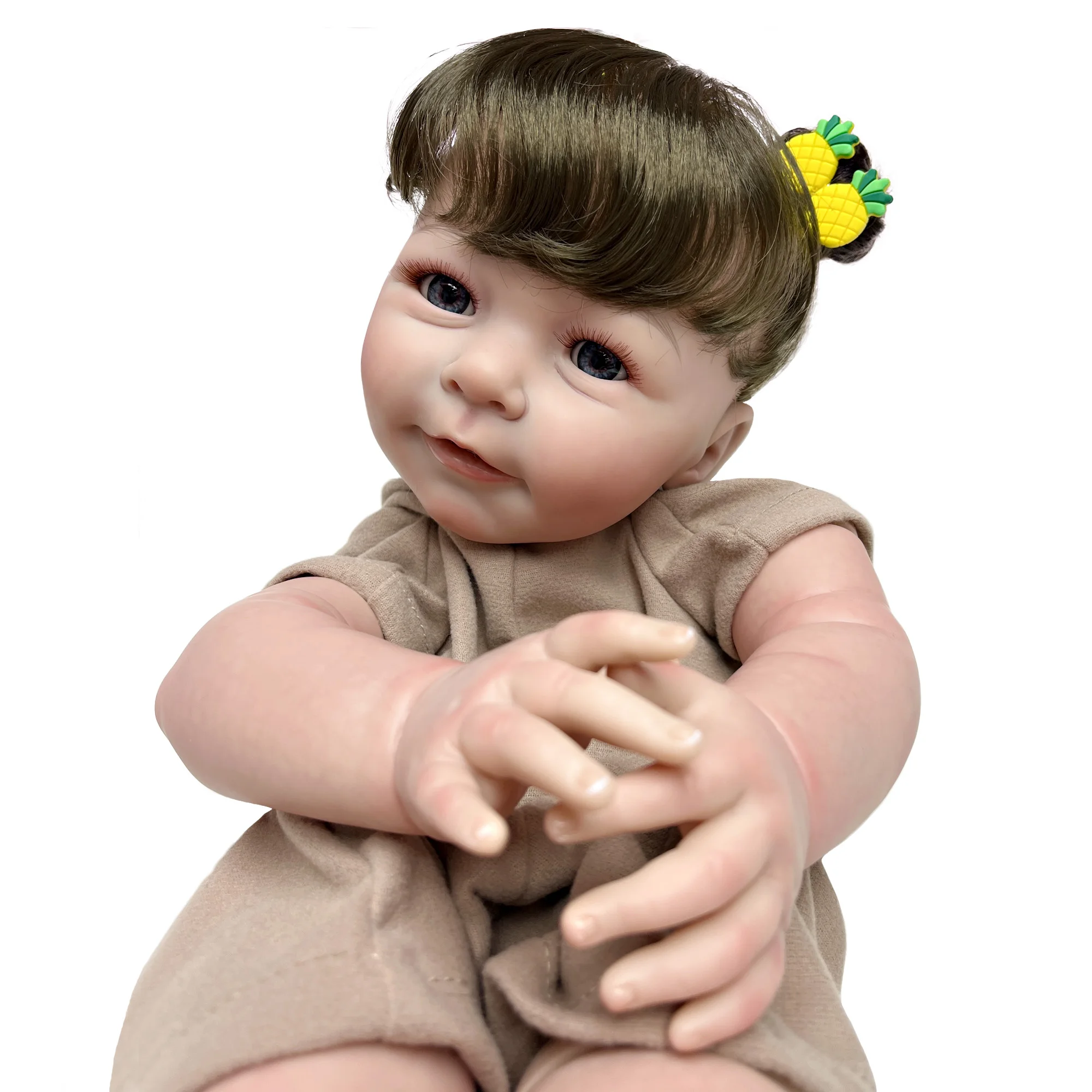 22 Inch Bebe Reborn Unassembly Handmade Lifelike Reborn Doll