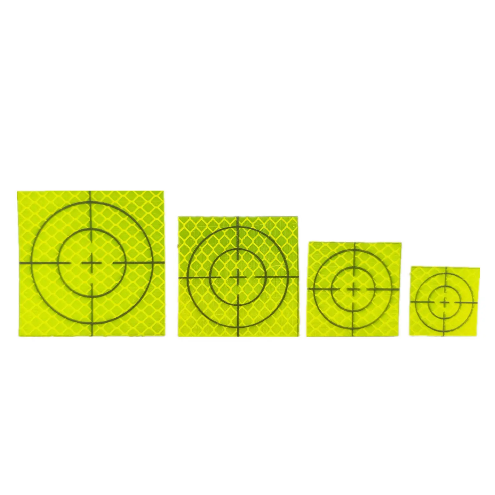 

100pcs Size 20 30 40 50 60 mm Reflector Sheet For Total Station Survey Geography Fluorescent Green Sheet Reflective Sticker
