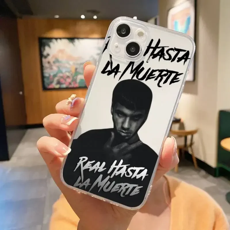 2 Custodie Per IPhone 13/iPhone 14 6,1 Pollici Con Design Anuel AA, Silicone TPU Antiurto, Nere - 5