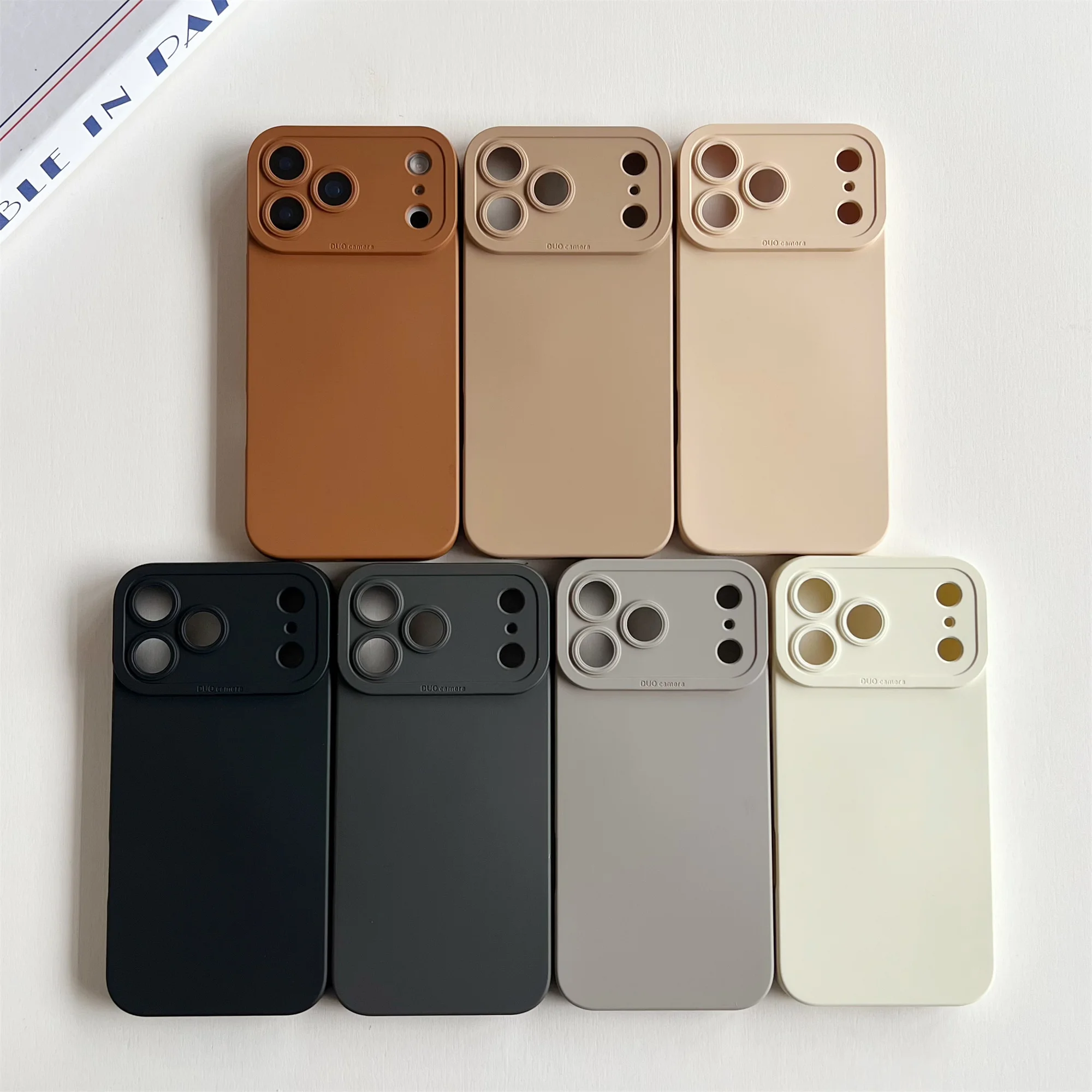 Luxury Shockproof Back Cover with Multiple Color Options