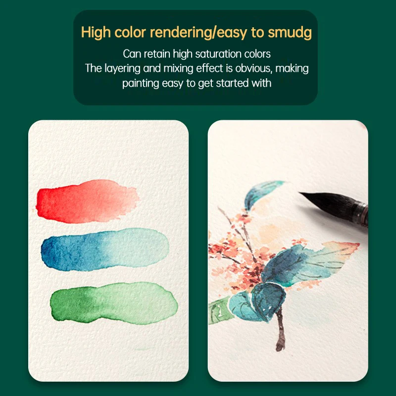 300g 100% Cotton Artist Watercolor Drawing Paper Pad 20sheets Aquarell Watercolor Sketchbook For Painting Art Supplies watercolor paper drawing sketchbook sketch paper