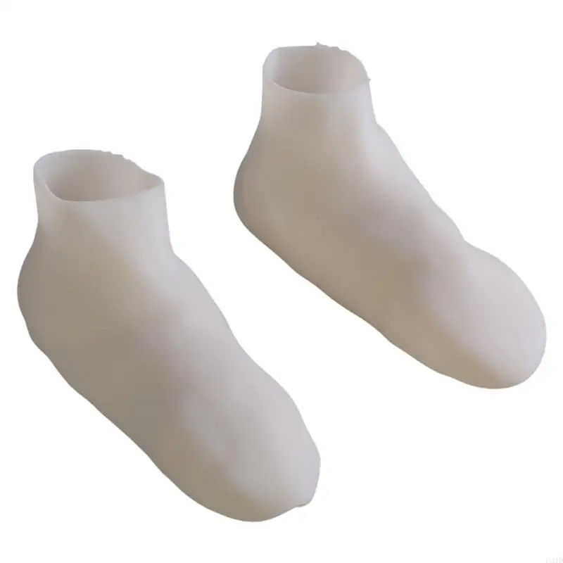 U2JD Moisturizing Foot Mask Silicone Socks Beach Protective Socks Foot Spa Pedicure Silicone Soft Gels