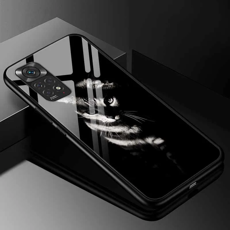 Tempered Glass Fashion Cover with Bumper Protection