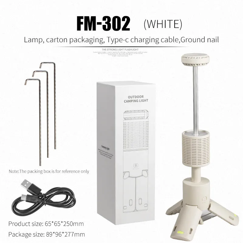 Folding Camping Light Portable Telescopic Lanterns Built-in 10000mAh Outdoor Waterproof Magnetic Lamp With Triangle Stand Base 6