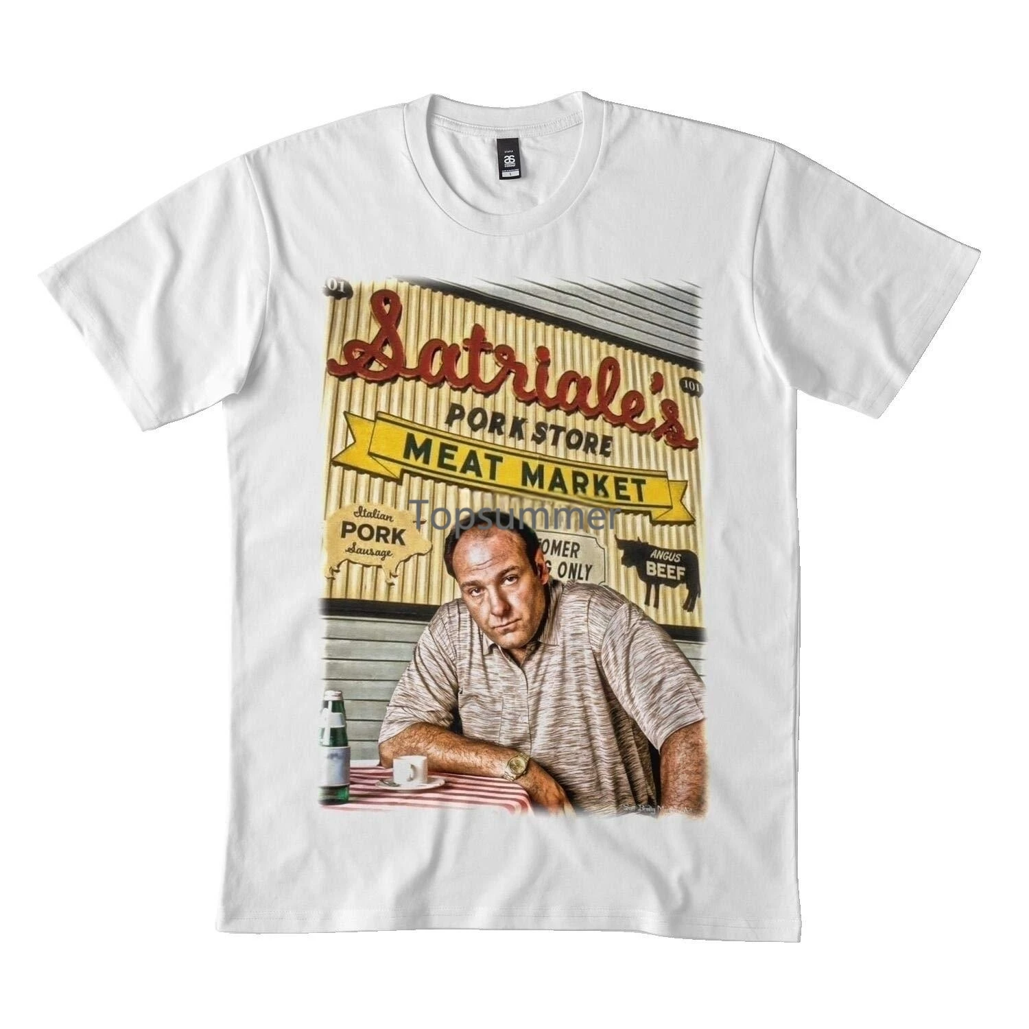 

The Sopranos Tony Sopranos Satriales T-Shirt Dmn Black