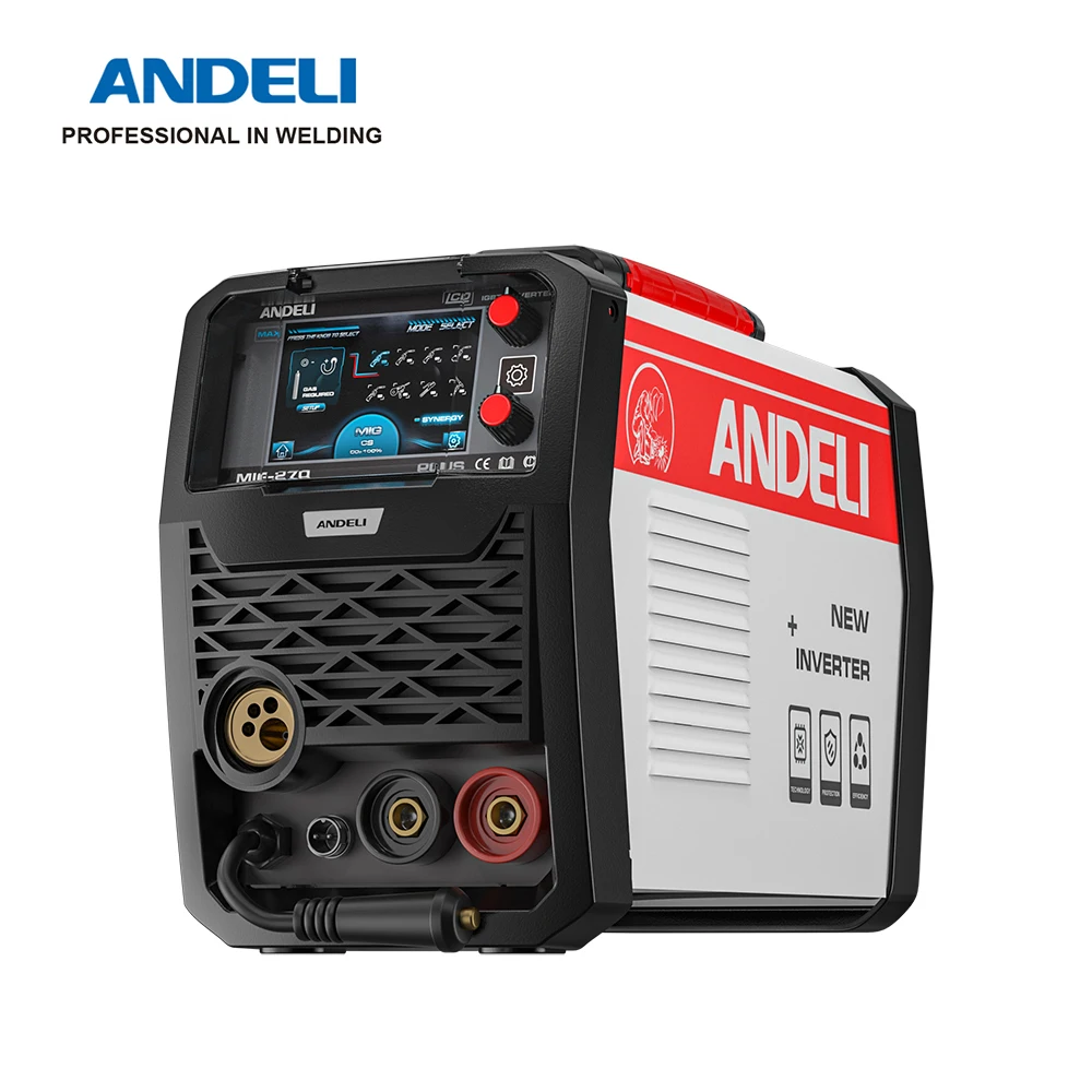 Welding welders 200A MIG Welder MIG/TIG/MMA/Aluminum Welding Gas/Gasless Semi-automatic Welding Machine 5 in 1 Multiprocess Welders