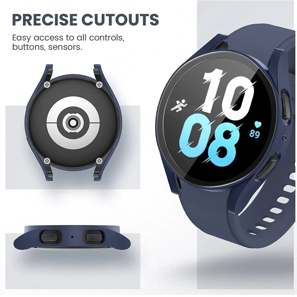 Enhanced Protective Case with Tempered Glass Screen Cover