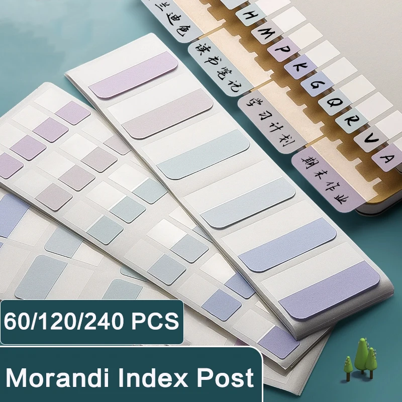 

Sticky Index Tabs Multicolor Classification Stickers Sticky Folder Index Label 120/240 PCS Memo Notebook Sticker Office Supplies