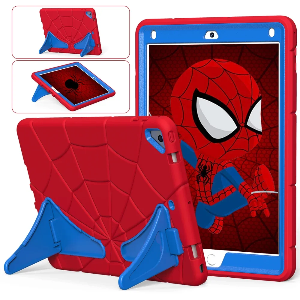 

For iPad 6th Generation Case iPad 9.7 Case 2018 2017 5th Gen iPad Air 2 Kids Case Heavy Duty Shockproof Rugged Stand Cover Funda