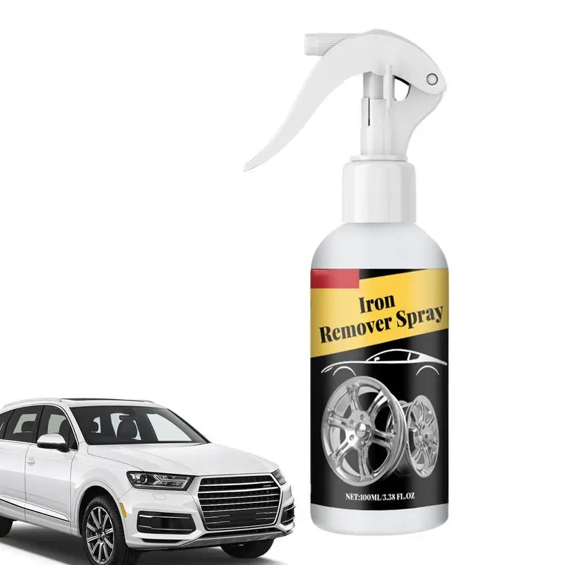 Iron Remover Spray 3.38 Floz Iron Decontaminazione Spray Prodotti Per La Cura Degli Esterni Dell'Auto Chrome Cleaner Spray Antiruggine Smacchiatore Pe